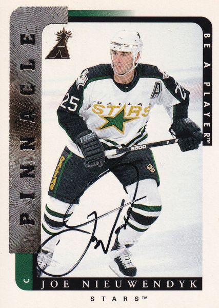 AUTO karta JOE NIEUWENDYK 96-97 Pinnacle BAP Autograph číslo 53